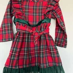 Red and Green Plaid Festive Costume